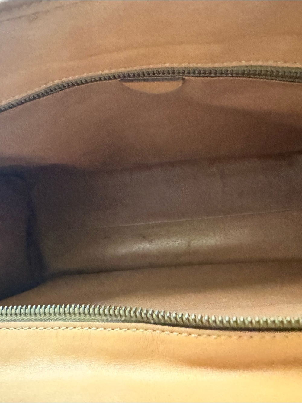 Authentic Celine Classic Brown Tan Leather-Trim tote - Picture 14 of 16